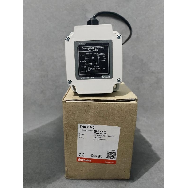 Jual Autonics THD-D2-C Sensor Humidity dan Temperature Sensor (4 - 20mA ...