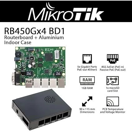 Jual MIKROTIK RB 450 GX4 ROUTERBOARD | Shopee Indonesia