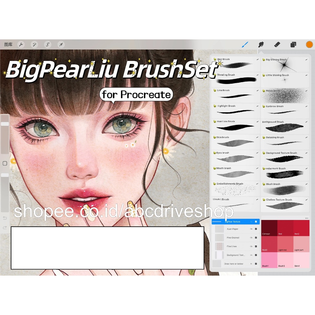 Jual Procreate Brush - Advanced Procreate Texture Brushes | Shopee ...