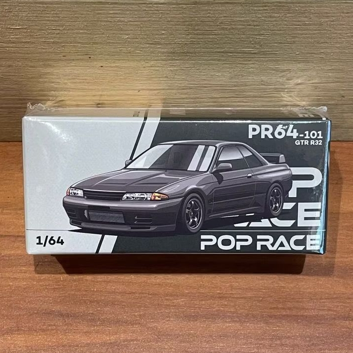 Jual POP RACE 101 GTR R32 GUN GREY METALLIC POPRACE | Shopee Indonesia