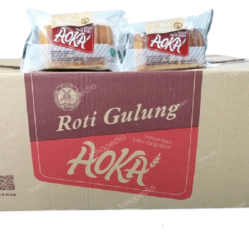 Jual Aoka Roti Gulung Campur/Mix 1 dus isi 6…