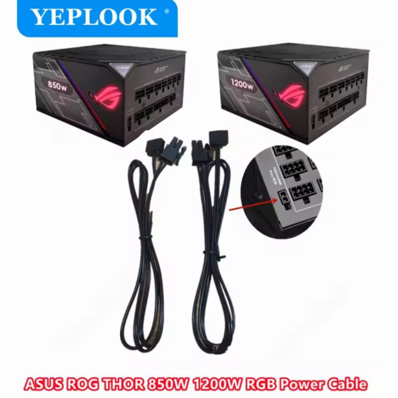 Jual Kabel MB Mobo ARGB 3 Pin 5V Header to ASUS ROG THOR STRIX PSU ...