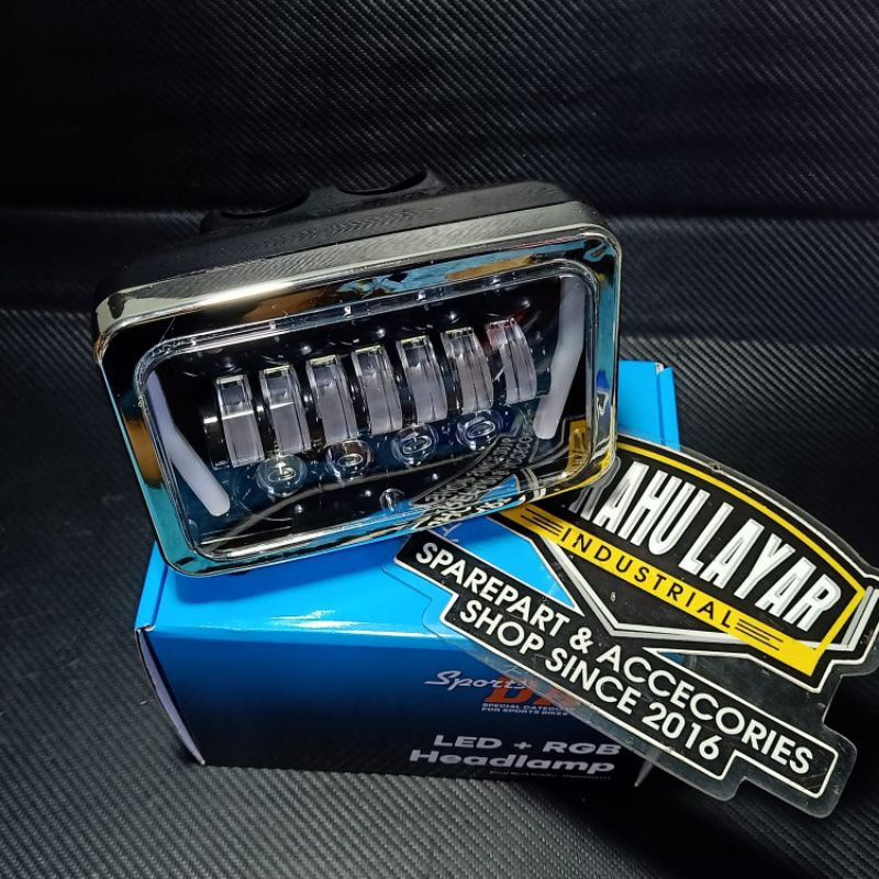 Jual lampu depan daymaker kotak set batok merk day pnp gl100 gl pro win ...