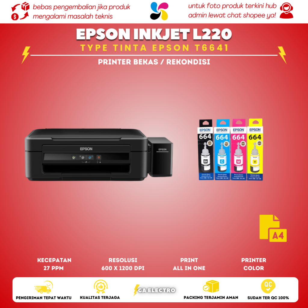 Jual Printer Epson L220 Terlengkap & Harga Terbaru Juli 2026 | Shopee ...