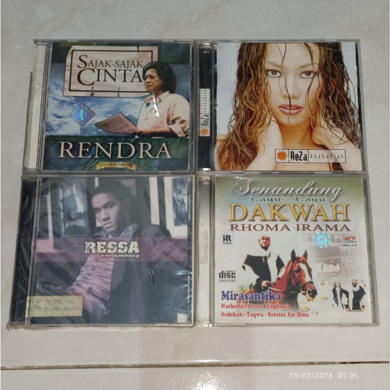 Jual cd Indonesia RENDRA-Sajak Sajak Cinta / REZA-Keabadian / RESSA ...