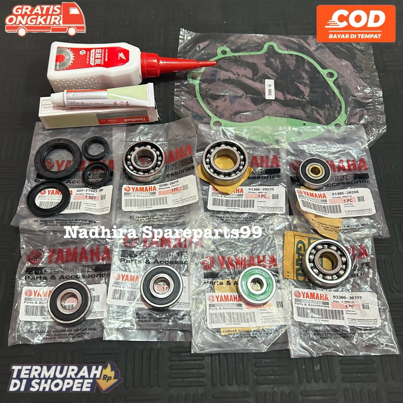 Jual Paket Bearing Rasio Gardan Gearbox 11 pcs Yamaha Nmax 155 Aerox ...