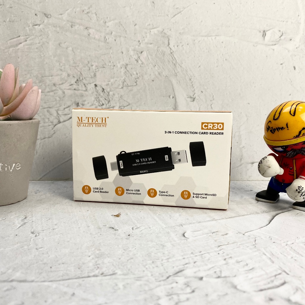 Jual M-Tech Card Reader 3 in 1 CR-30 | Shopee Indonesia