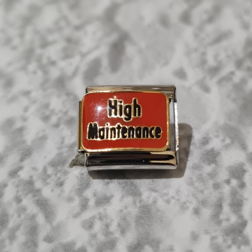 High Maintenance Wholesale Italian Charm Enamel Link 9MM K15