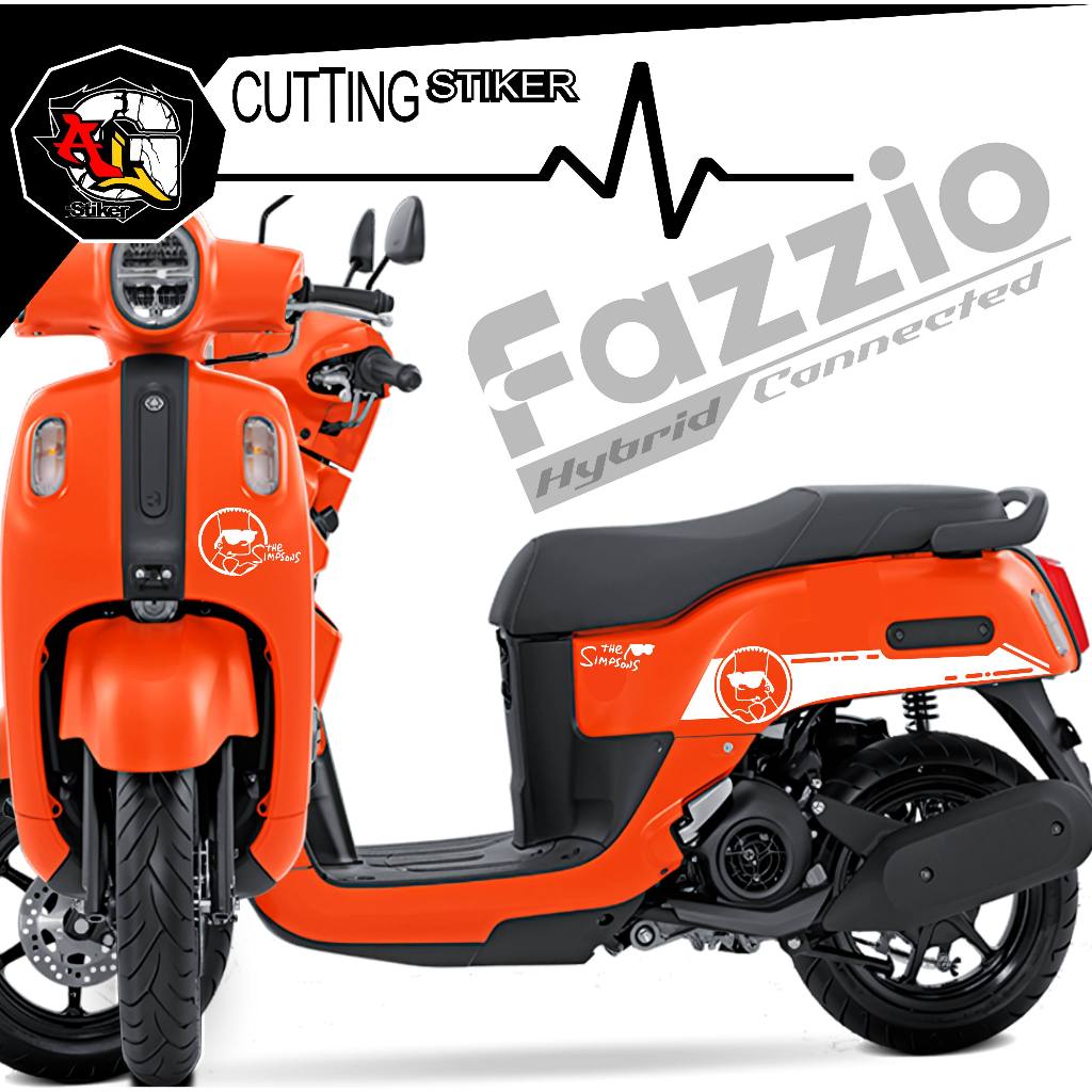 Jual Cutting Sticker/Striping Motor Fazzio/550A/Stiker MOTOR, Sepeda ...