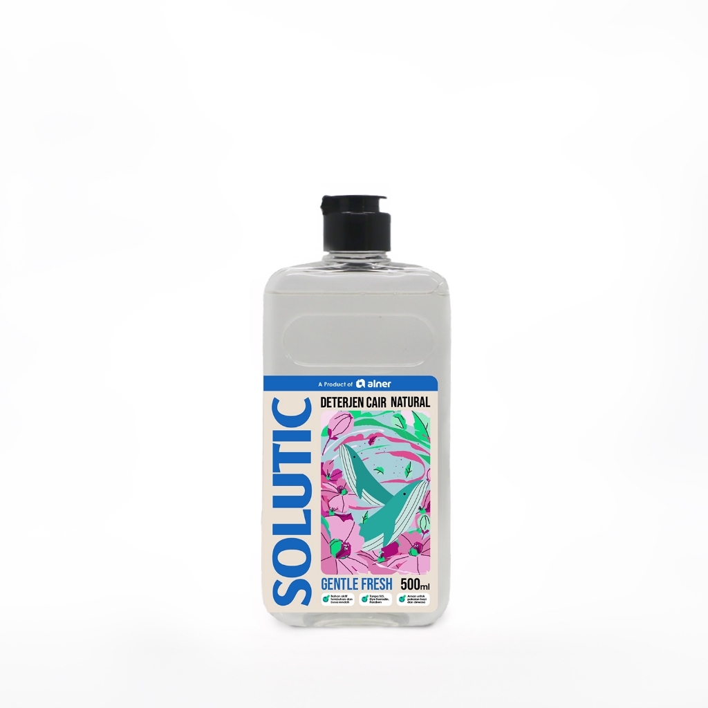 Jual Solutic Deterjen Cair Natural Gentle Fresh 500 ml | Shopee Indonesia