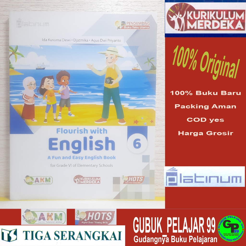 Jual Flourish With English Kelas 6 Sd Mi Kurikulum Merdeka Pt Tiga