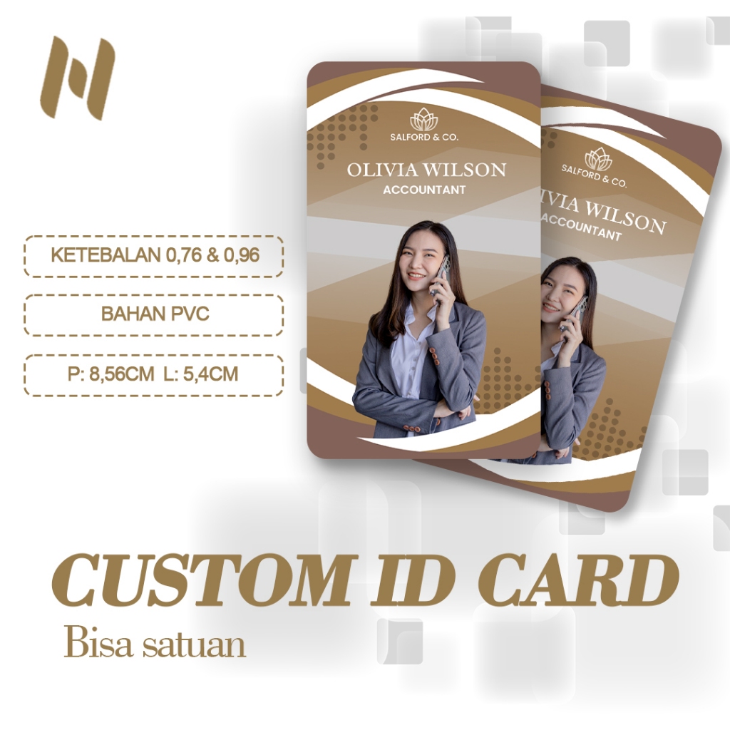 Jual ID CARD IDCARD COCARD CO CARD PVC member card / kartu pegawai ...
