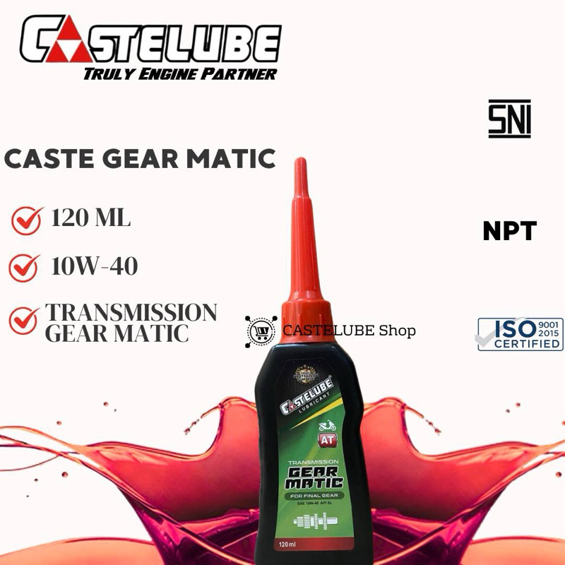 Jual Castelube Gear Matic Oil 120 ml | Shopee Indonesia