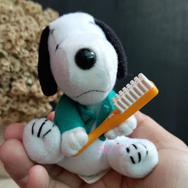 Jual Boneka Snoopy toothbrush || dentist Snoopy character || original ...