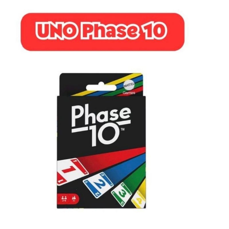 Jual kartu uno phase 10 game card uno phase 10 kartu permainan | Shopee ...