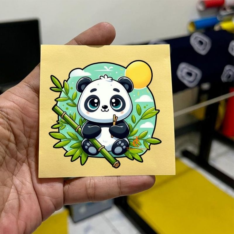 Jual stiker panda lucu, stiker nyala, panda, hp, motor | Shopee Indonesia