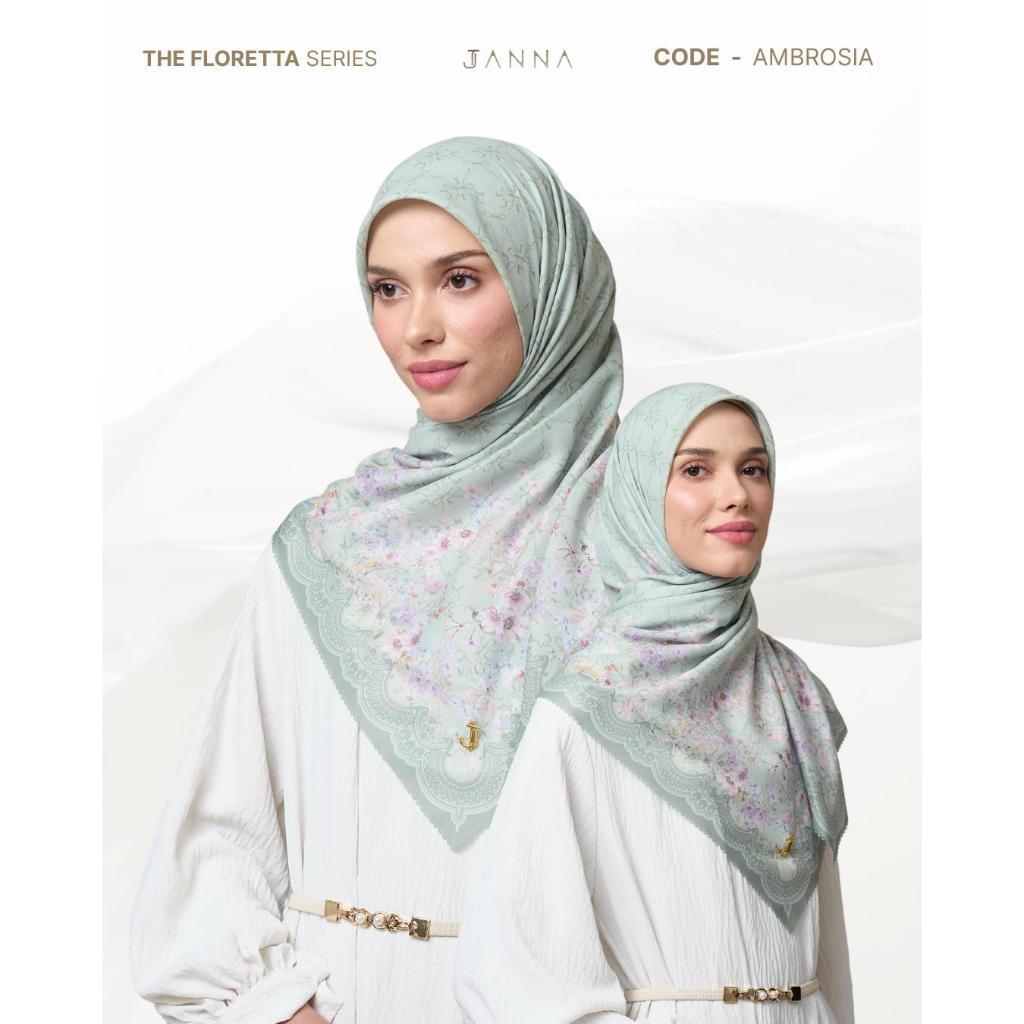 JANNA The Floretta Series (Premium Signature Printing Scarf)