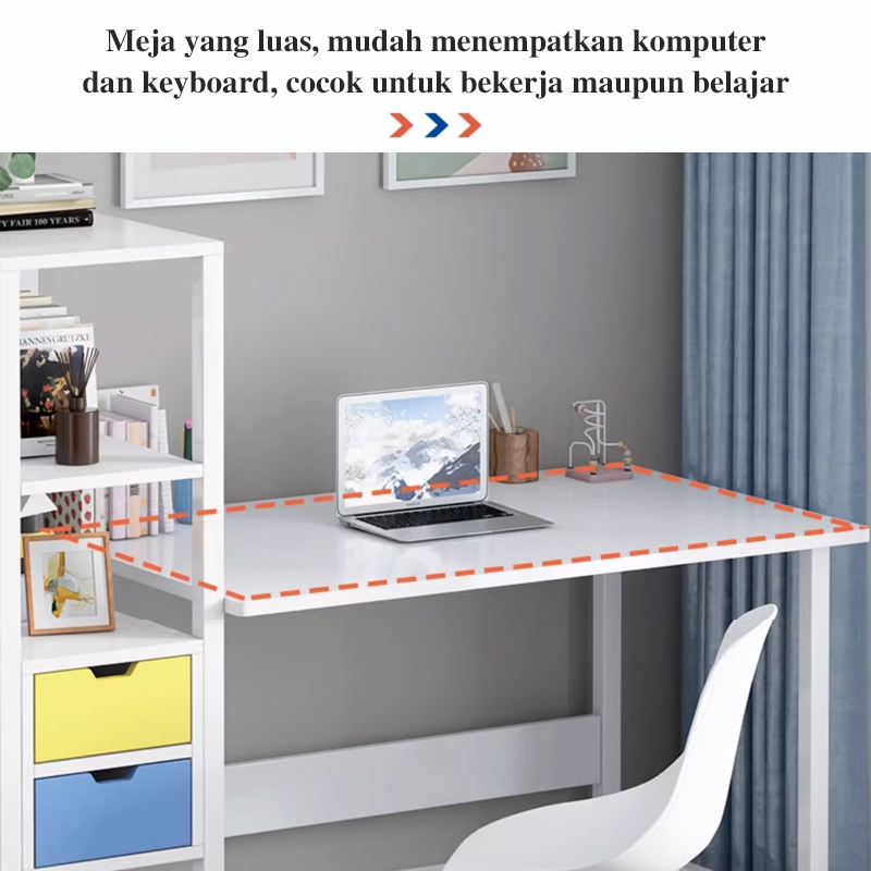 Jual Damaindah Meja / meja bagian rak buku / meja desktop komputer ...