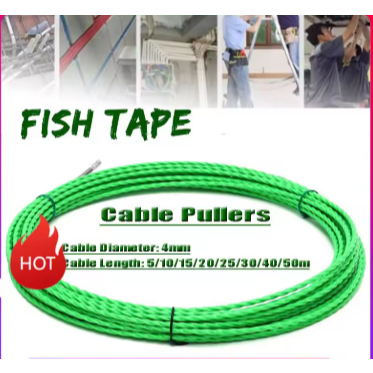 Jual EDS 4mm Fiberglass Cable Push Pullers Duct Snake Rodder Fish Tape ...