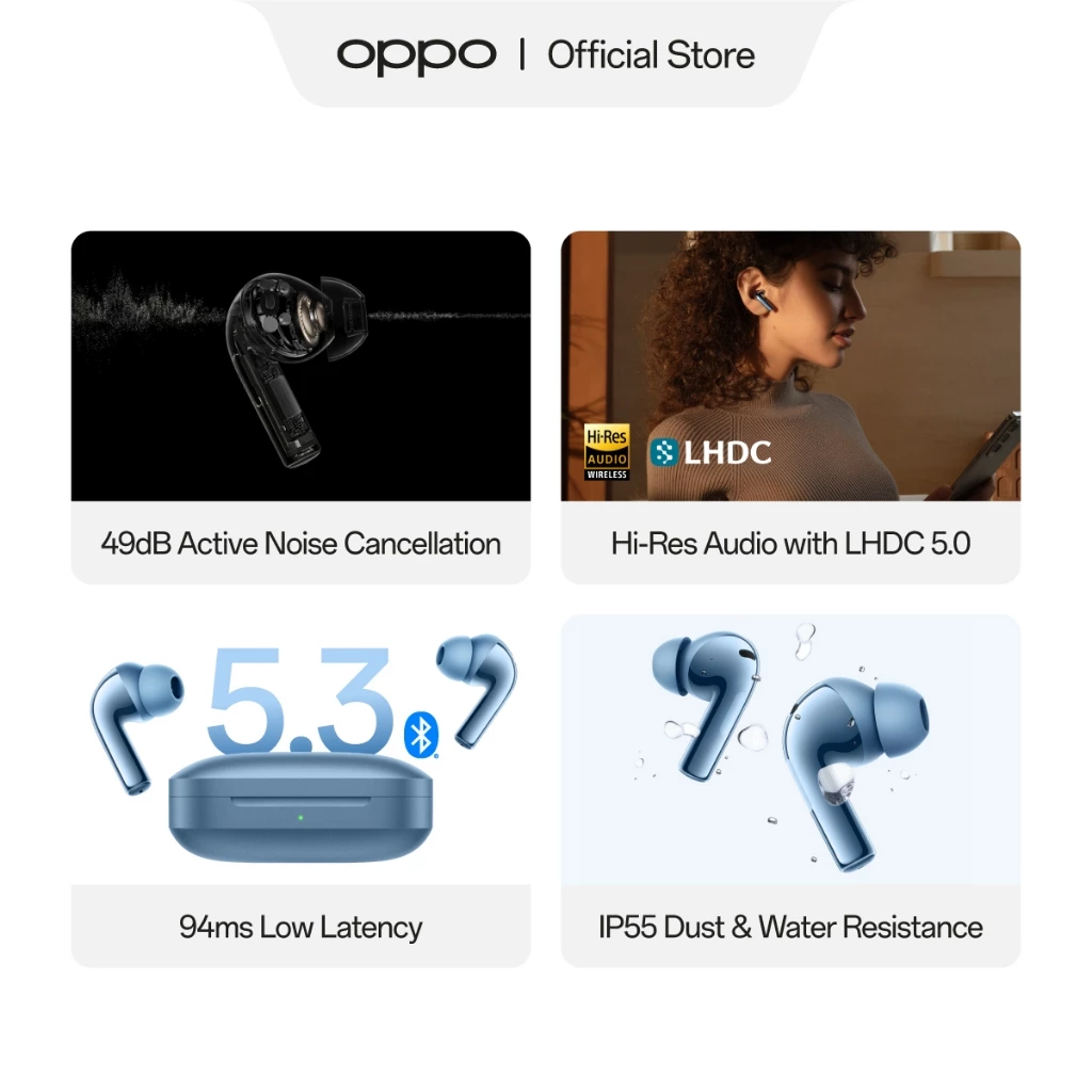 [NEW] OPPO Enco X3i True Wireless Noise Cancelling Earbuds