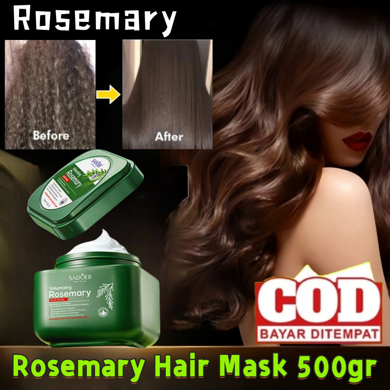 Jual Masker Rambut Rosemary 500ml Hair Mask Rosemary & Keratin | Krim ...