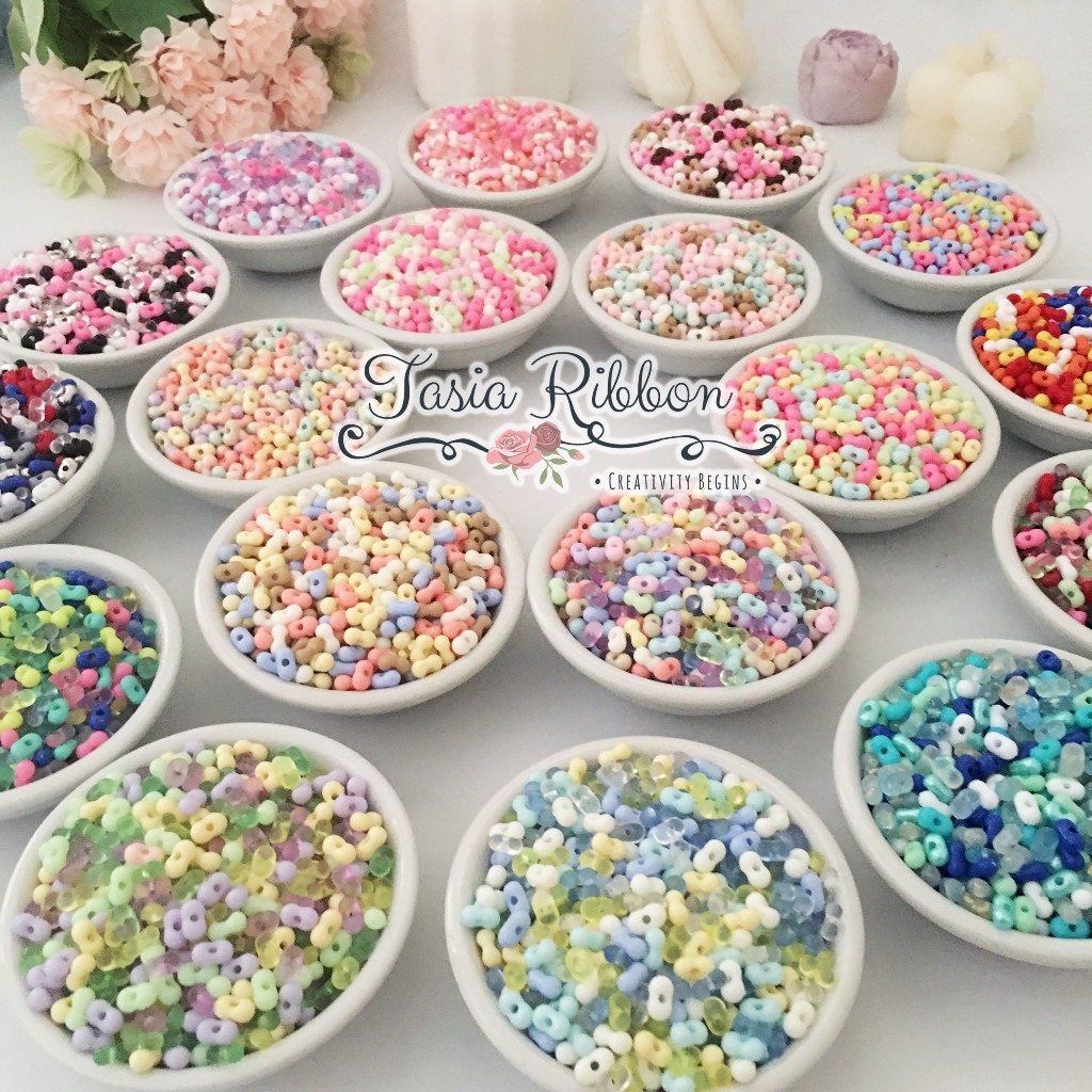 Jual Manik Kacang Peanut Beads MIX Color 6mm [Manik Kacang Viral ...