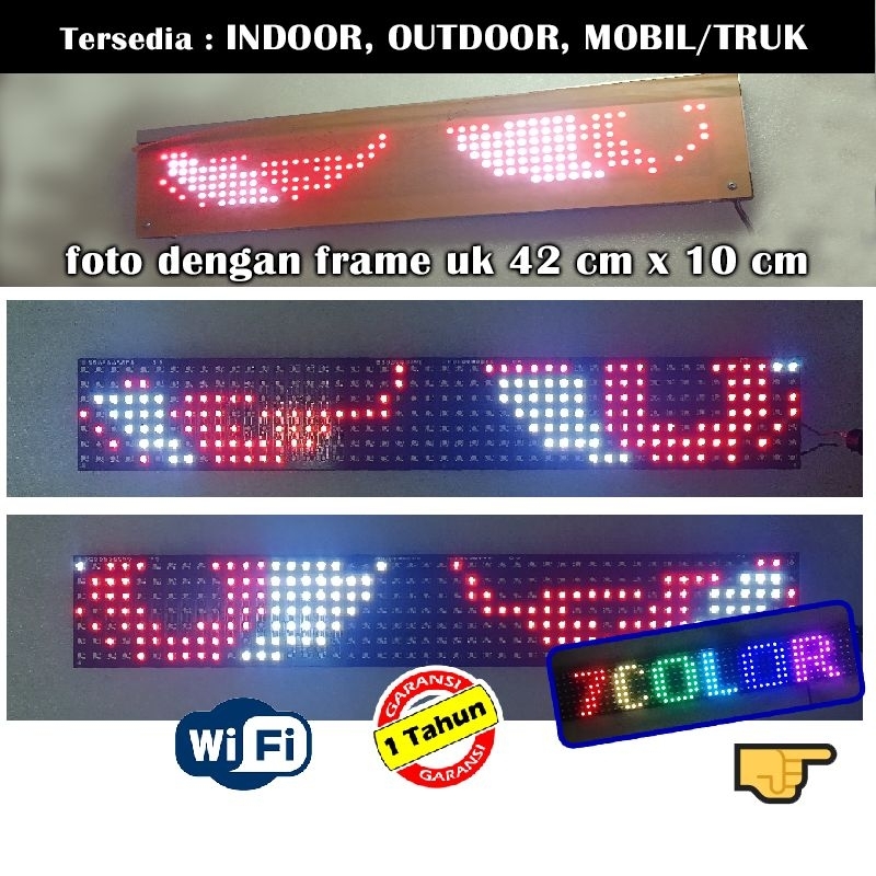 Jual Running Text 42 x 10 cm | Shopee Indonesia