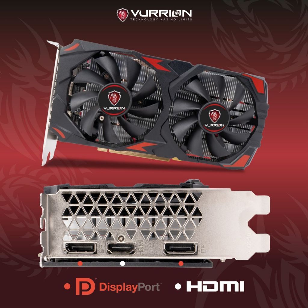Jual VGA RX 580 8GB Vurrion Blaze Radeon Graphic AMD DDR5 256BIT ...