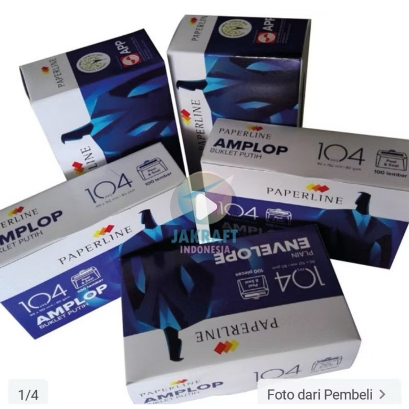 Jual AMPLOP PAPER LINE 104 (95x152mm) | Shopee Indonesia