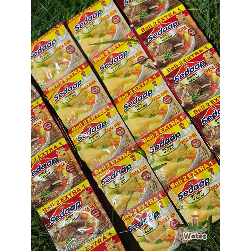 Jual (72 PCS) Sedaap Bumbu Kaldu Rasa Ayam / Sapi Beli 2 Extra 1 RP.500 ...