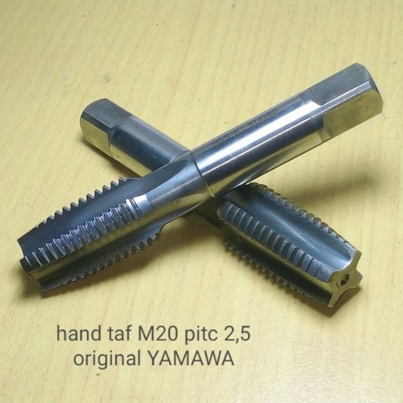 Jual YAMAWA tap m20 pitch 2,5 P4 hand taps yamawa second mulus Made in ...