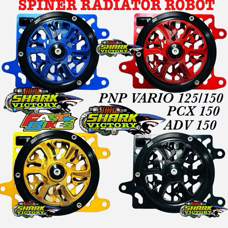 Jual spinner cover radiator PNP VARIO 125/150 PCX 160 ADV 150 spinner ...