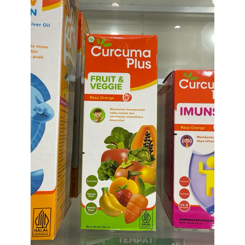 Jual CURCUMA PLUS FRUIT & VEGGIE 100ML | Shopee Indonesia