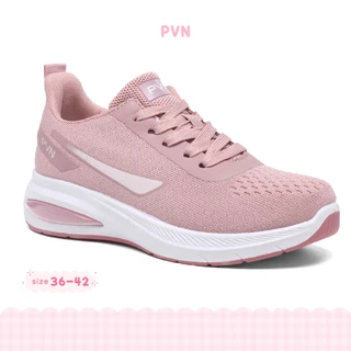 PVN Taeri Sepatu Sneakers Olahraga Wanita Sport Shoes Pink Blue Grey 265