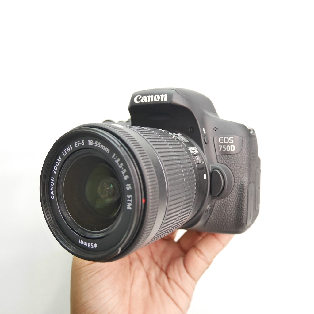 CANON - Eos 750d + 18-55 Is Stm Garanti 3 Ans + Sac + Sd 4go