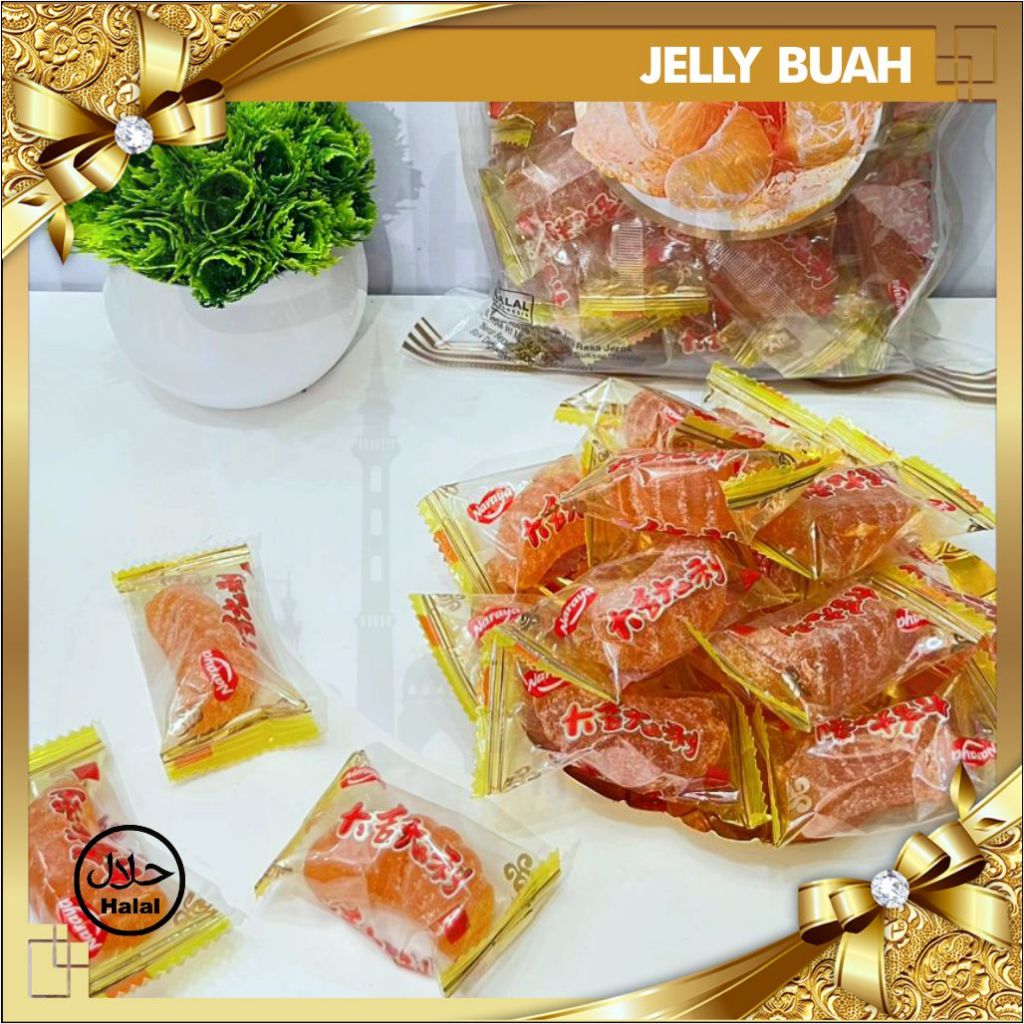 Jual permen jelly jeruk Naraya 500gr | Shopee Indonesia