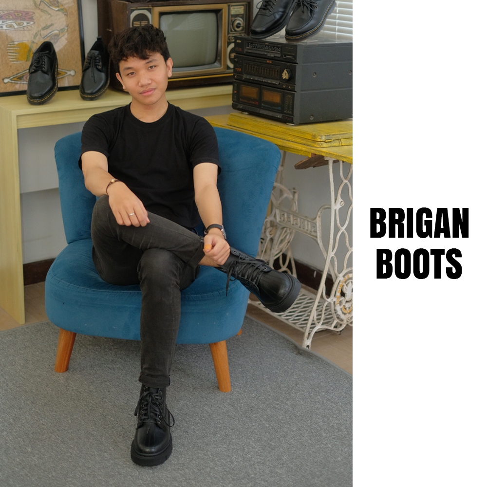 Jual Azcost Brigan Rhino Sepatu boots Pria | Shopee Indonesia
