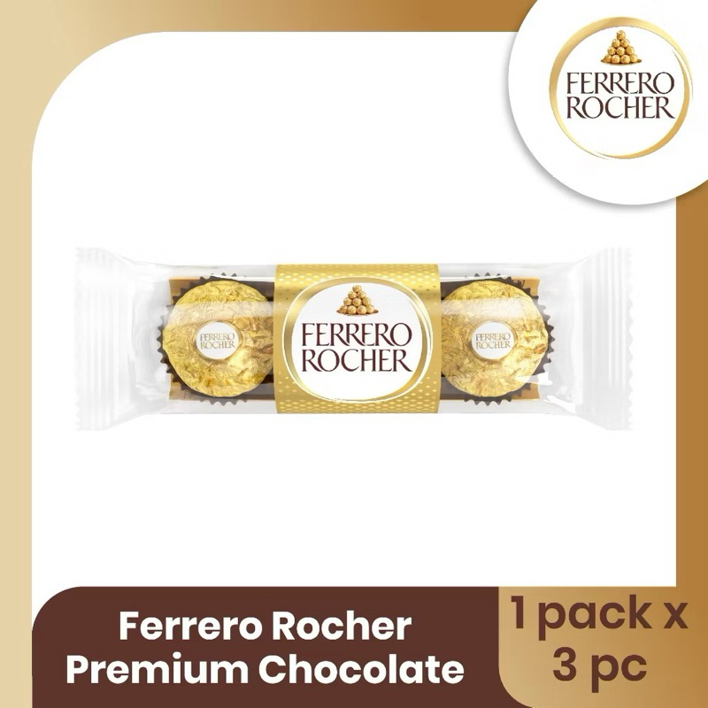 Jual Coklat Ferrero Rocher (3pcs) + cage (tempatnya untuk dipasang di ...