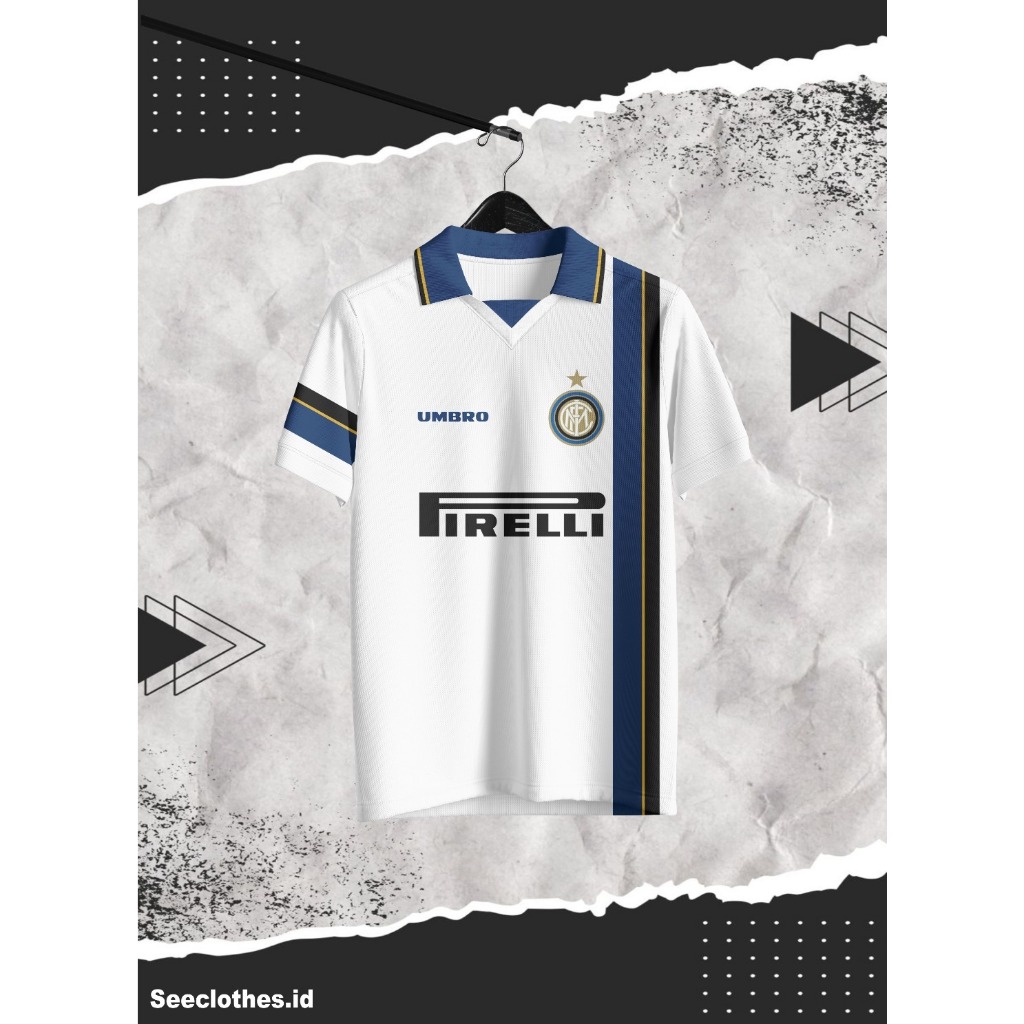 Jual Jersey Vintage Retro Inter Milan 1997-1998 Away Kit - Main Image