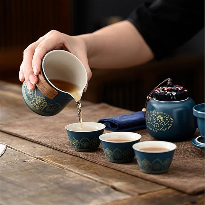 Jual 5PCS/6PCS/Set Tea Set Gift Set Premium Keramik Lengkap Hampers ...