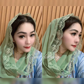 Hijab Seperti Bu Pejabat Renda Simpel Jilbab Instan Ceruty Bu Yenny Wahid Premium