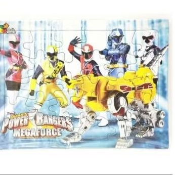Jual tema power rangers POWER RANGERS PUZZLE JIQSAW / KERTAS KADO ...