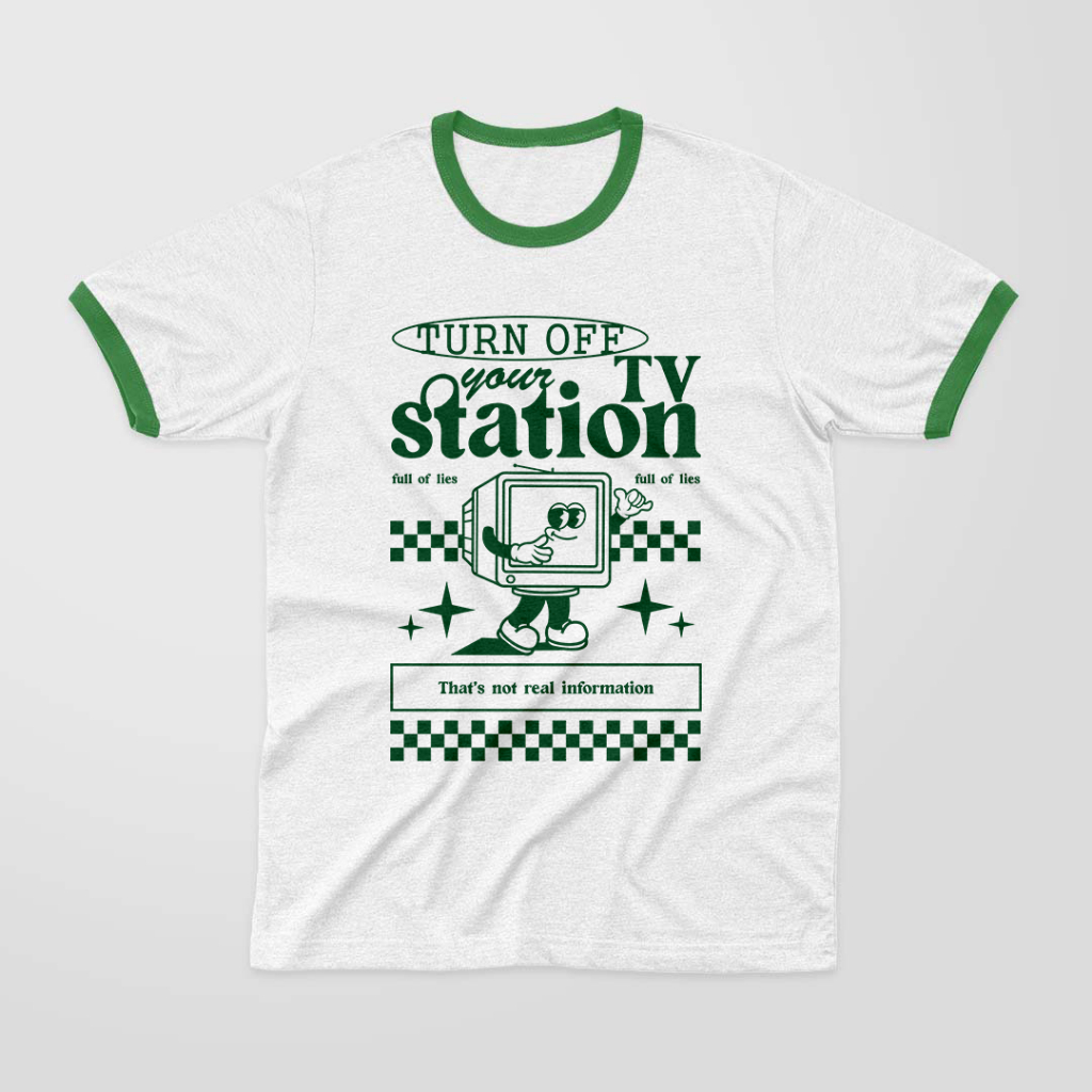 Jual DEATHLESS KAOS RINGER | STATION | RINGER SERIES | Shopee Indonesia
