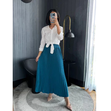 Rok Plisket Hyget Premium Mayung Dan Tebal