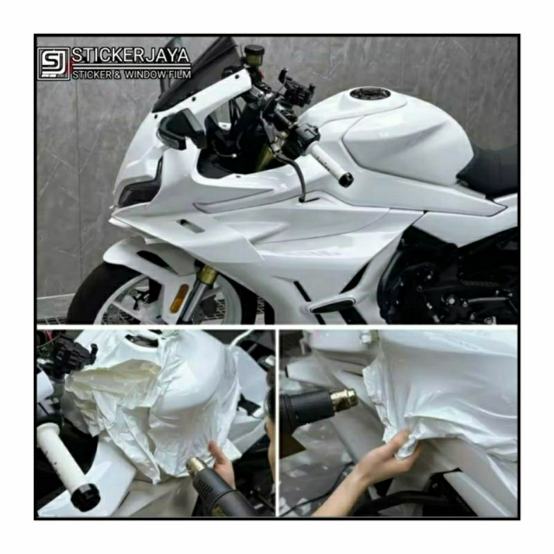 Jual Sticker Putih Doff Stiker Putih Glos Stiker Meja Stiker Motor ...