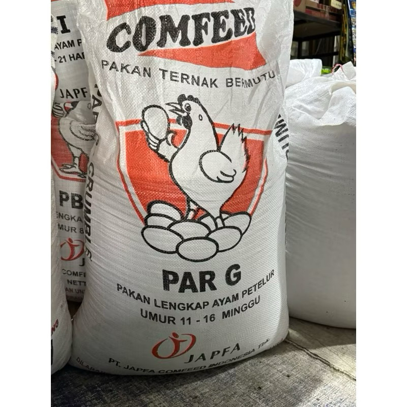 Jual Pakan Ayam Petelur Lengkap PAR G Japfa Comfeed 50kg/1 Zak | Shopee ...