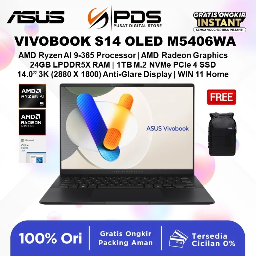 Asus Vivobook S 14 OLED M5406WA - Laptop Cerdas di era AI