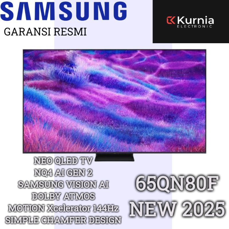 Jual SAMSUNG 65QN80F / QA65QN80F NEO QLED 4K SMART TV 65 inch 2025 ...
