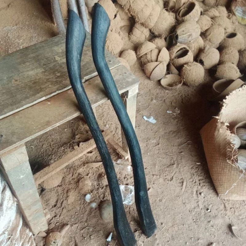 Jual doran cangkul kayu aren hitam/gagang cangkul kayu aren hitam ...