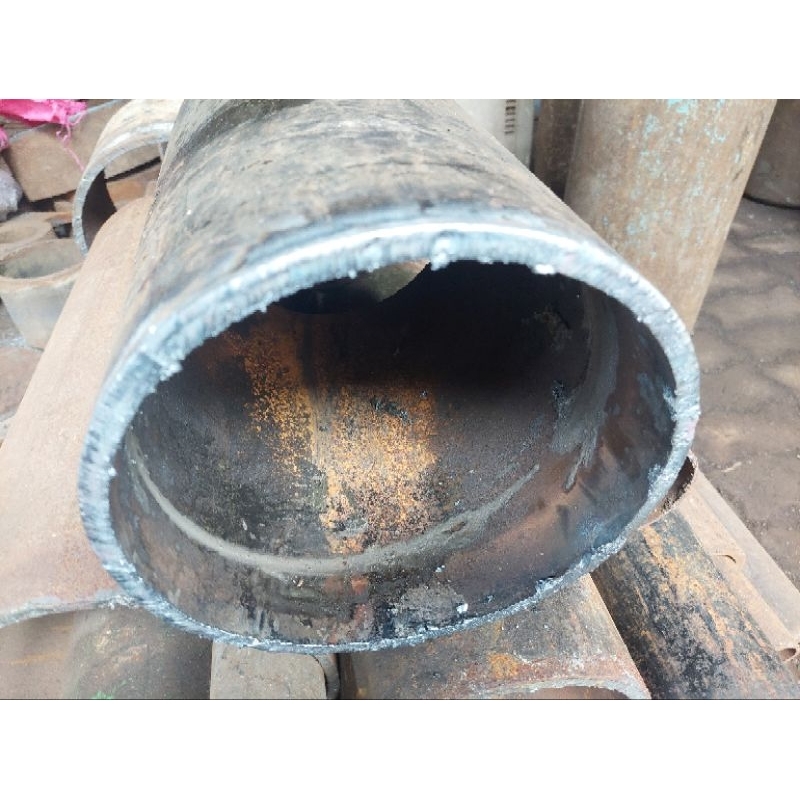 Jual Pipa Besi 2,5 inch (2½ inch) OD 76mm ID 68mm Tebal 4mm panjang per ...